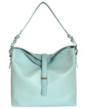 Perforated Hobo - Pale Yellow or Sky