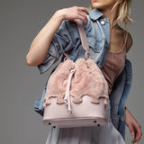 Furry Puzzle Pink - Maria Cardelli Fashion Accessories
