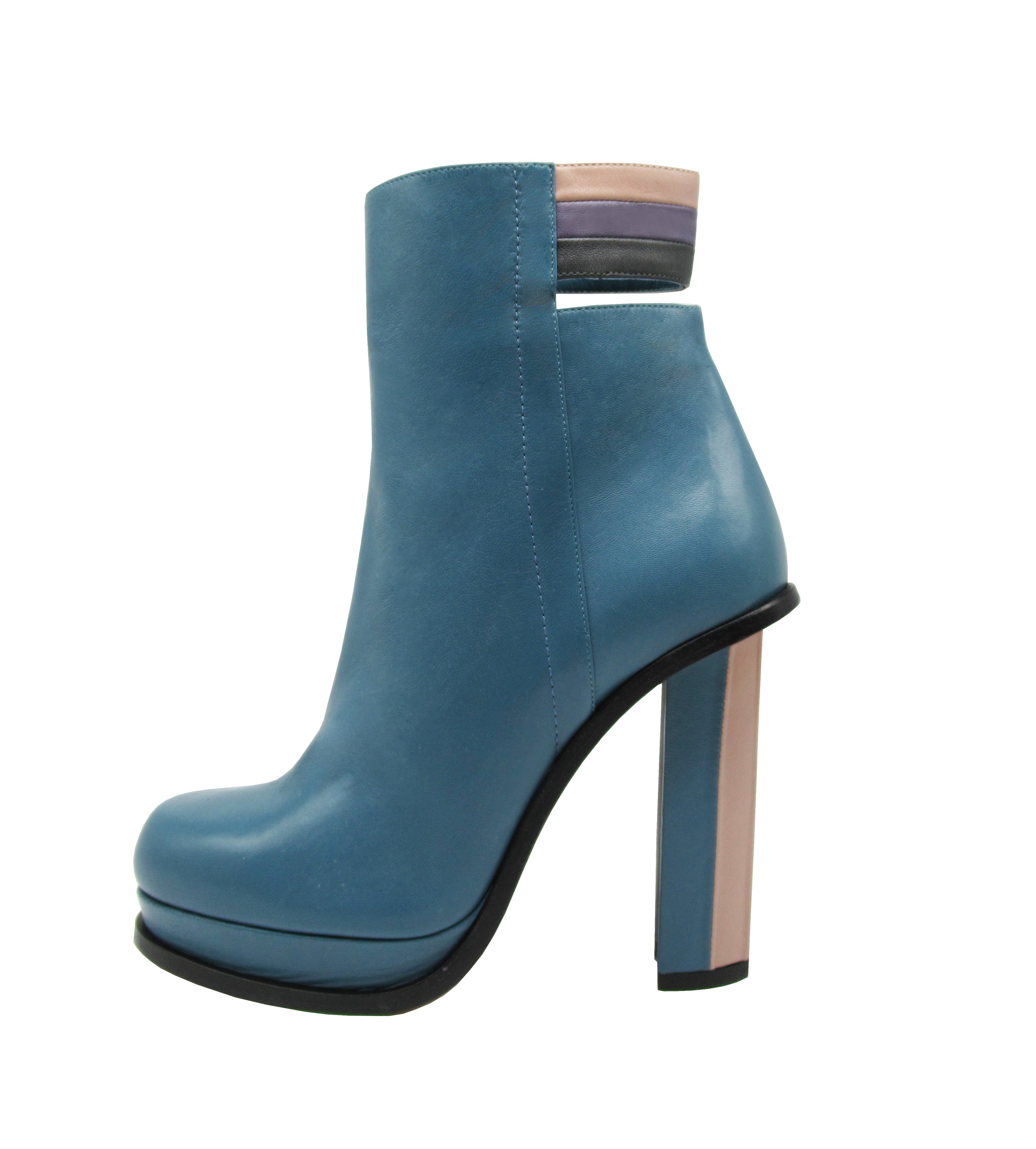 Stripes Bootie - Maria Cardelli Fashion Accessories