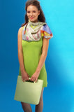 Perforated Fold It Green - Maria Cardelli Fashion Accessories