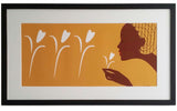 Woman and Tulips - Maria Cardelli Fashion Accessories